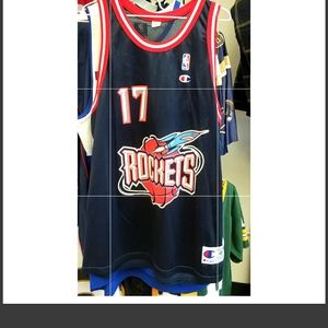 Mario ellie throwback rockets jersey